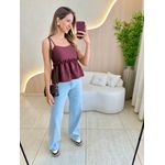 BLUSA CAMILA MARROM