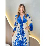 VESTIDO ESTAMPADO ISADORA AZUL