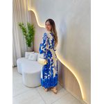 VESTIDO ESTAMPADO ISADORA AZUL