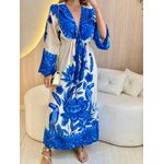 VESTIDO ESTAMPADO ISADORA AZUL