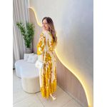 VESTIDO ESTAMPADO ISADORA AMARELO