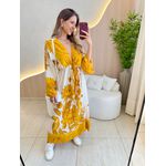 VESTIDO ESTAMPADO ISADORA AMARELO