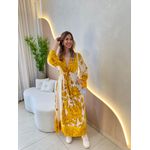 VESTIDO ESTAMPADO ISADORA AMARELO