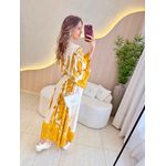 VESTIDO ESTAMPADO ISADORA AMARELO