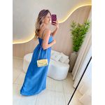 VESTIDO MIDI MILA AZUL
