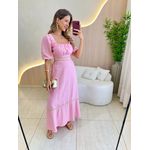 VESTIDO MIDI ELISA ROSA