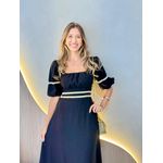 VESTIDO MIDI ELISA PRETO