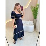 VESTIDO MIDI ELISA PRETO