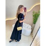 VESTIDO MIDI ELISA PRETO