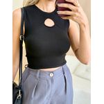 CROPPED TRICOT SCARLETE PRETO