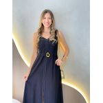 VESTIDO LONGO RAQUEL PRETO