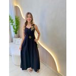 VESTIDO LONGO RAQUEL PRETO
