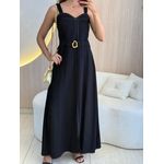 VESTIDO LONGO RAQUEL PRETO