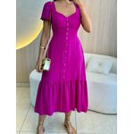 VESTIDO MIDI DANDARA FUCSIA