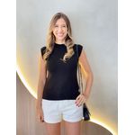 BLUSA TRICOT DAISY PRETO
