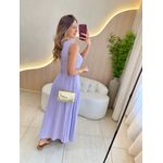 VESTIDO YASMIN CANELADO LAVANDA