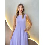 VESTIDO YASMIN CANELADO LAVANDA