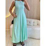 VESTIDO YASMIN CANELADO VERDE MENTA