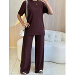CONJUNTO CALÇA CECILIA CAFÉ