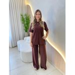 CONJUNTO CALÇA CECILIA CAFÉ