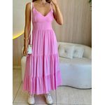 VESTIDO MIDI VIRGINIA ROSA