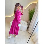 VESTIDO MIDI FLORA PINK