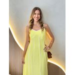 VESTIDO MIDI EMILIA AMARELO