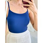 BODY CANELADO SEM FECHO AZUL MARINHO