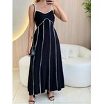 VESTIDO MIDI EMILIA PRETO