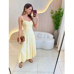 VESTIDO MIDI ANA CLARA AMARELO