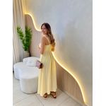 VESTIDO MIDI ANA CLARA AMARELO