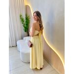 VESTIDO MIDI CAROL AMARELO