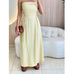 VESTIDO MIDI CAROL AMARELO