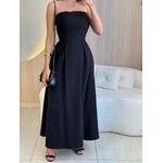 VESTIDO MIDI CAROL PRETO