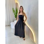 VESTIDO MIDI CAROL PRETO