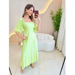 VESTIDO MIDI ANGELA VERDE LIMA