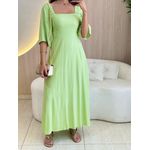 VESTIDO MIDI ANGELA VERDE LIMA