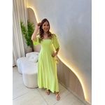 VESTIDO MIDI ANGELA VERDE LIMA