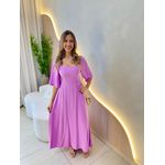 VESTIDO MIDI ANGELA LAVANDA