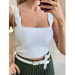 CROPPED FAIXA ALÇA TRICOT MODAL OFF