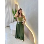 CROPPED FAIXA ALÇA TRICOT MODAL VERDE