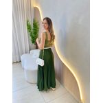 CROPPED FAIXA ALÇA TRICOT MODAL VERDE