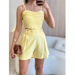 CONJUNTO SHORT CATARINE AMARELO