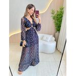 VESTIDO LONGO RUBIA PRETO