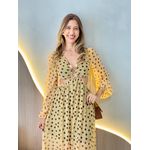 VESTIDO LONGO RUBIA AMARELO