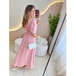 VESTIDO MIDI ELISA ROSA