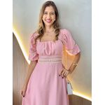 VESTIDO MIDI ELISA ROSA