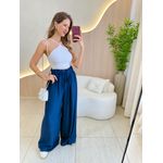 CALÇA PANTALONA CLÉO AZUL MARINHO
