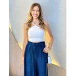 CALÇA PANTALONA CLÉO AZUL MARINHO