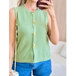 BLUSA MANGA CURTA LIVIA VERDE